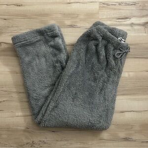 Charlotte Russe Fuzzy Fleece Pajama Pants Gray Size Small